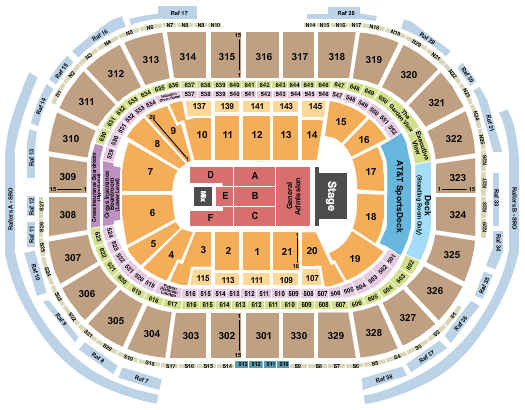 TD Garden Bruce Springsteen Seating Chart